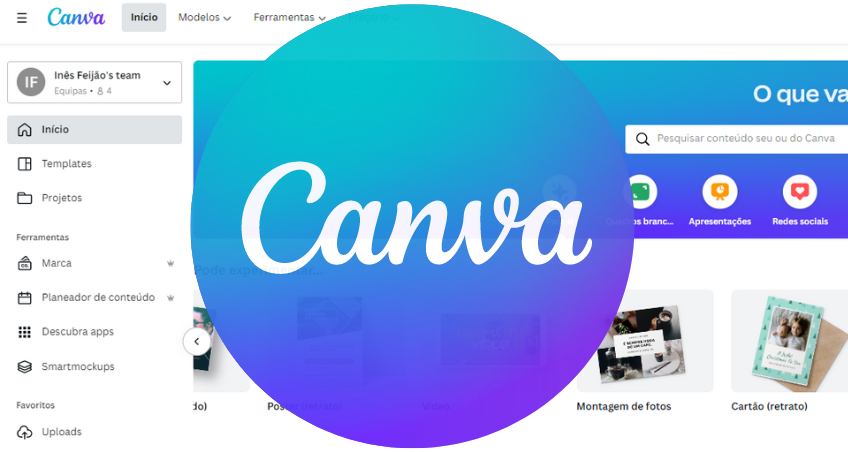 CANVA - Plataforma Design Gráfico - Introdução